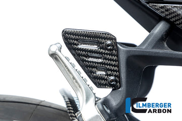 Ilmberger Carbon Fibre Right Heel Guard for Aprilia Tuono V4 1100 RR 2021-22